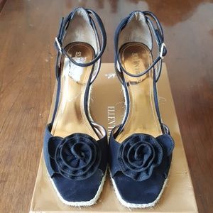 11:04 - Ellen Tracy Wedge Espadrilles